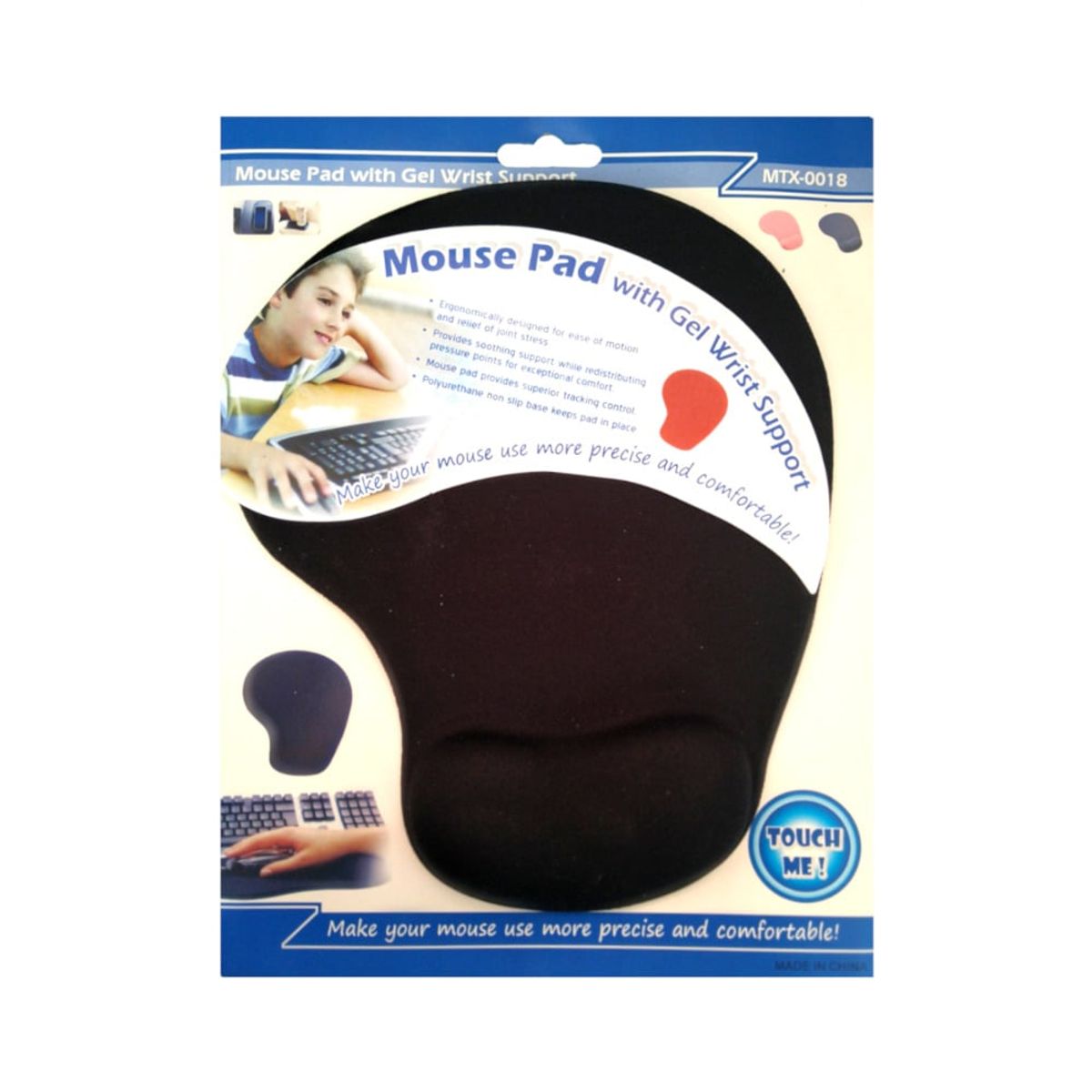 GENERICO - Mouse Pad Con Almohadilla De Gel Anti Deslizante