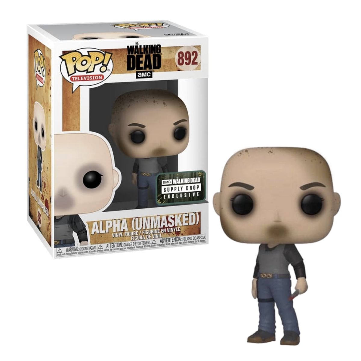 FUNKO - Alpha Unmasked Funko Pop 892 The Walking Dead Exclusivo
