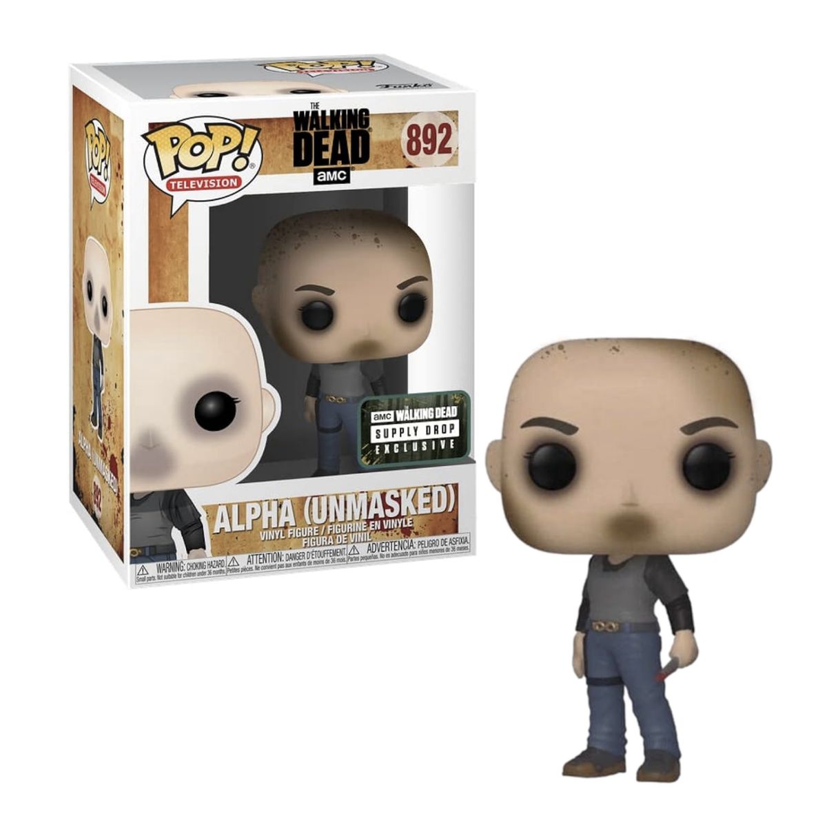 FUNKO - Alpha Unmasked Funko Pop 892 The Walking Dead Exclusivo
