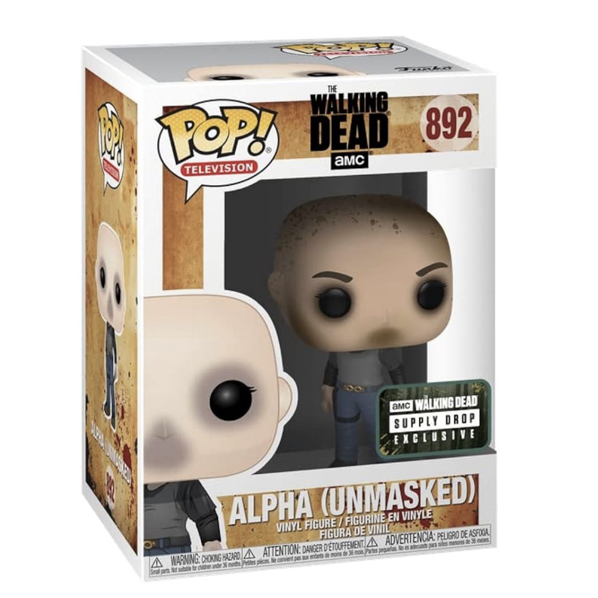 FUNKO - Alpha Unmasked Funko Pop 892 The Walking Dead Exclusivo
