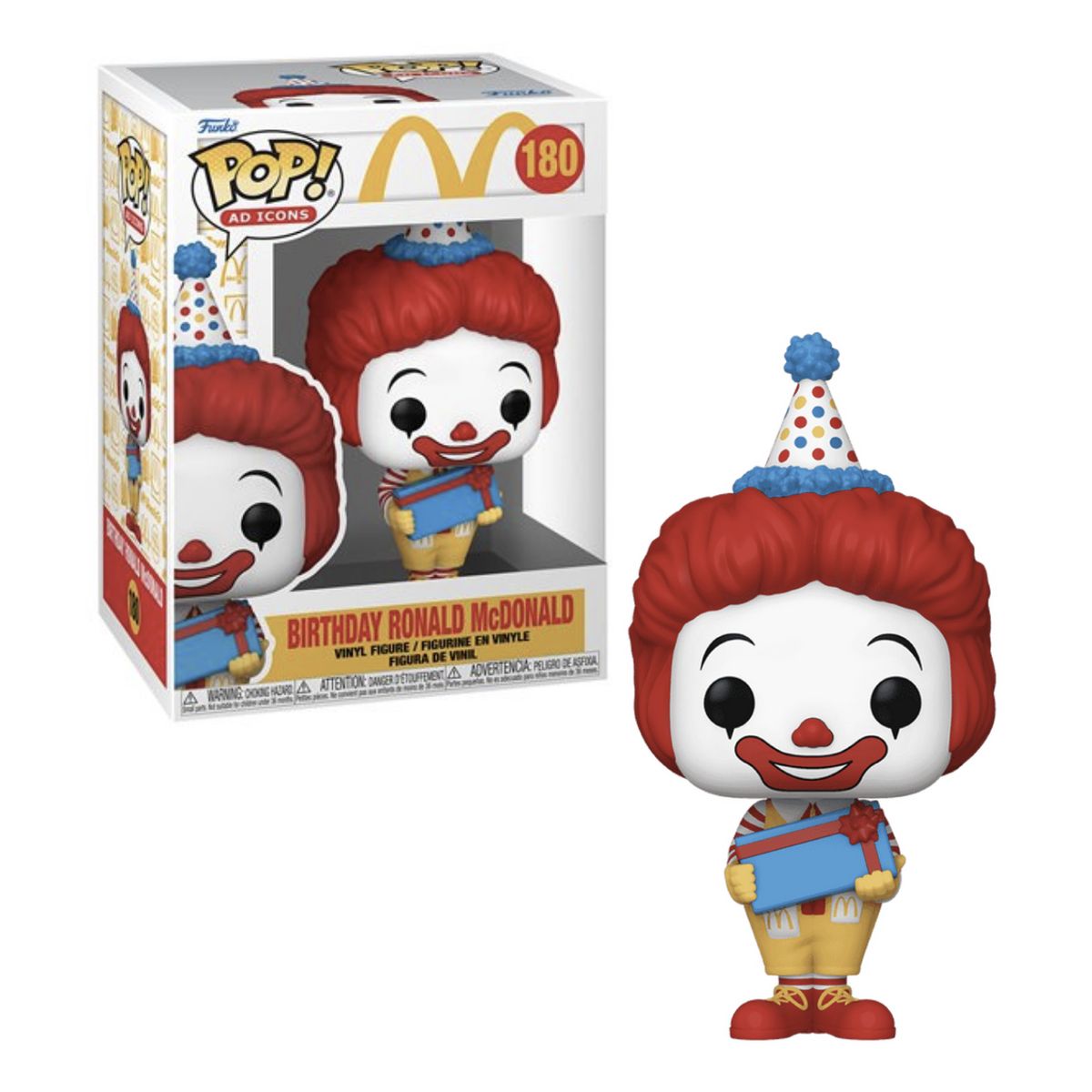 FUNKO - Ronald Mcdonald Funko Pop 180 Birthay Ad Icons Original