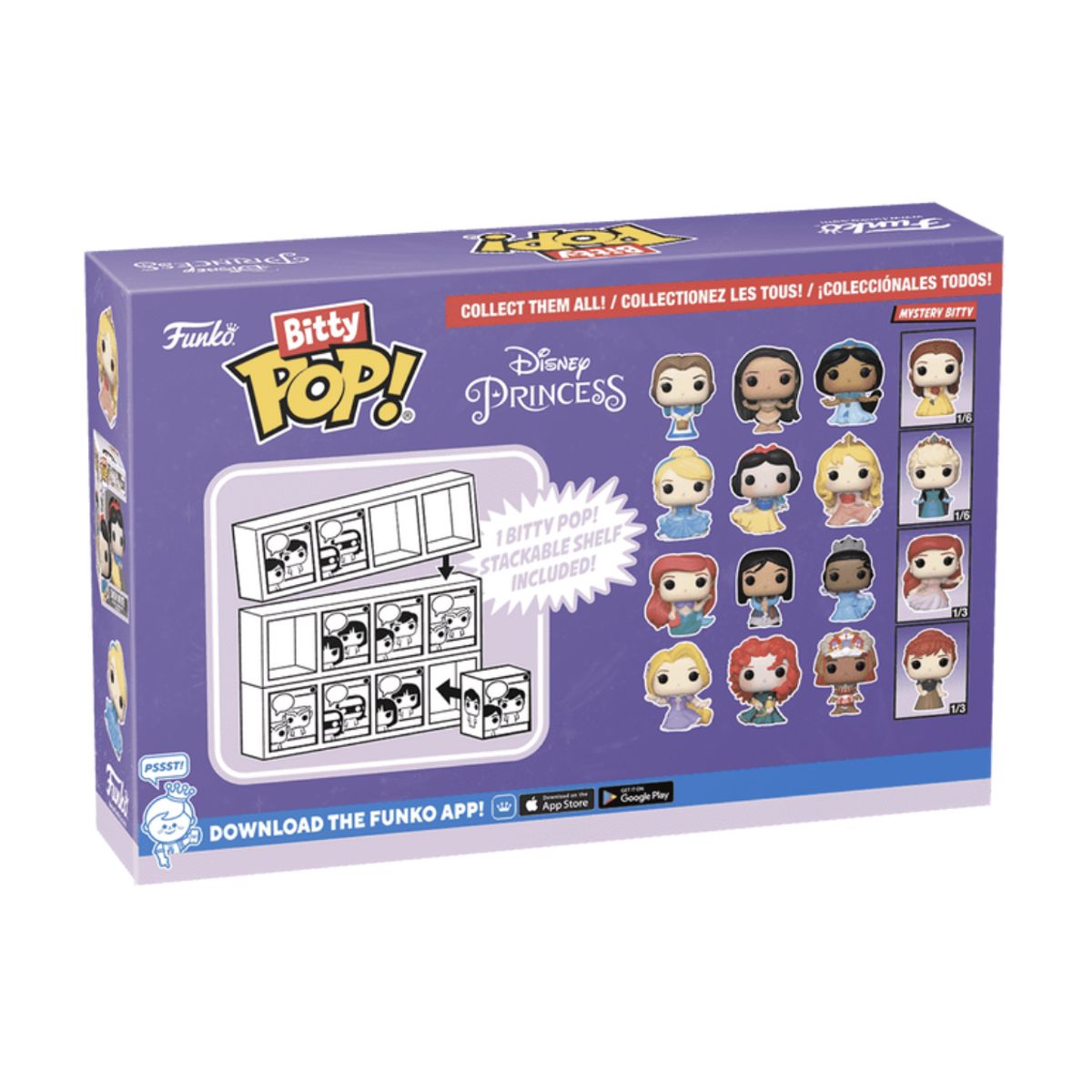 FUNKO - Cenicienta Funko Bitty Pop Mini 4pack Disney Princesas
