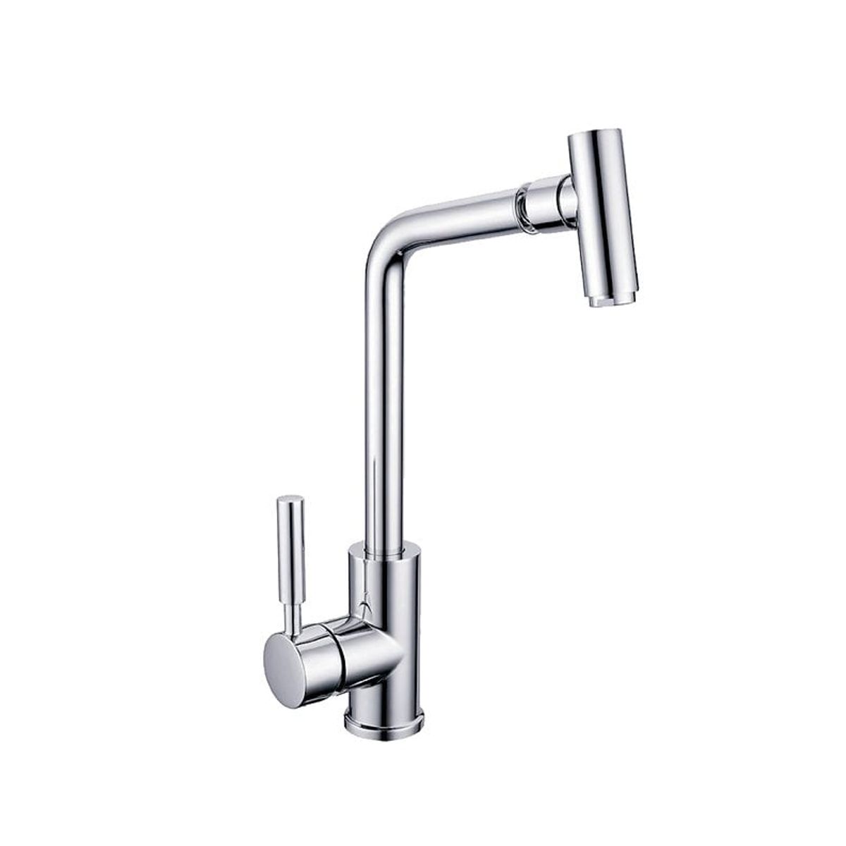 XM - Mescladora tipo Ganso  para Cocina en Bronce Cromado