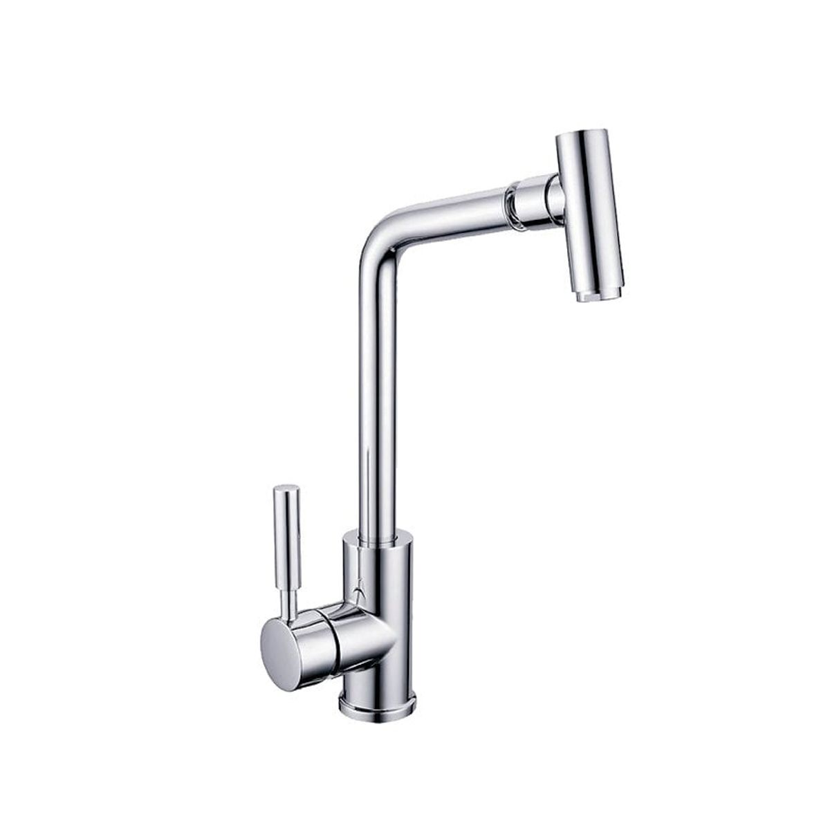 XM - Mescladora tipo Ganso  para Cocina en Bronce Cromado