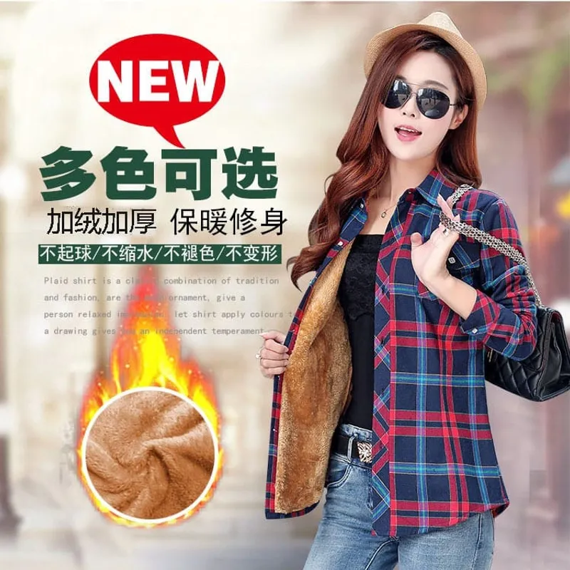 FASHION - CAMISAS LEÑADORAS PARA MUJER