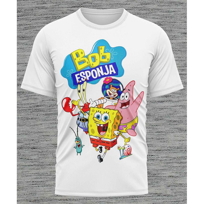 GENERICO - POLO ANIMADO BOB ESPONJA