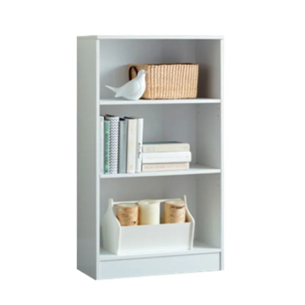 NACION MUEBLES - Librero Valeria color Blanco NM