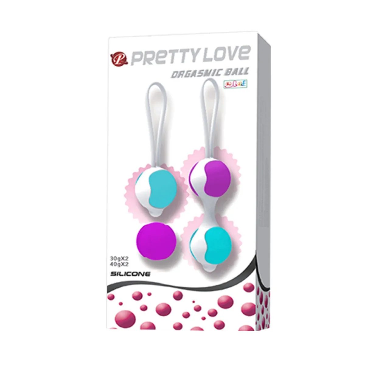 PRETTY LOVE - Kit Bolas Kegel Silicona Estimulador Ejercicios Pélvicos