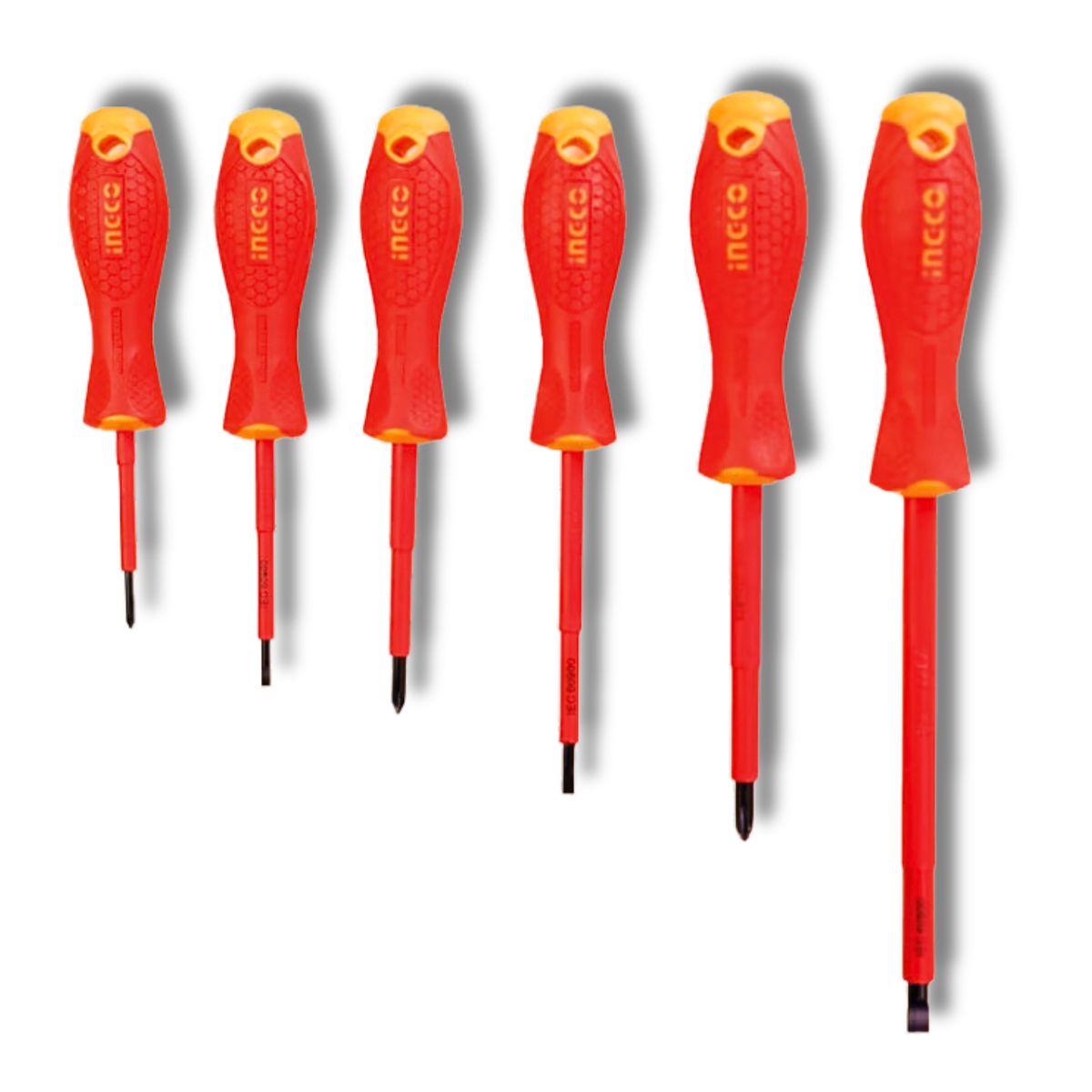 INGCO TOOLS - Set de 6 desarmadores dialectricos Ingco