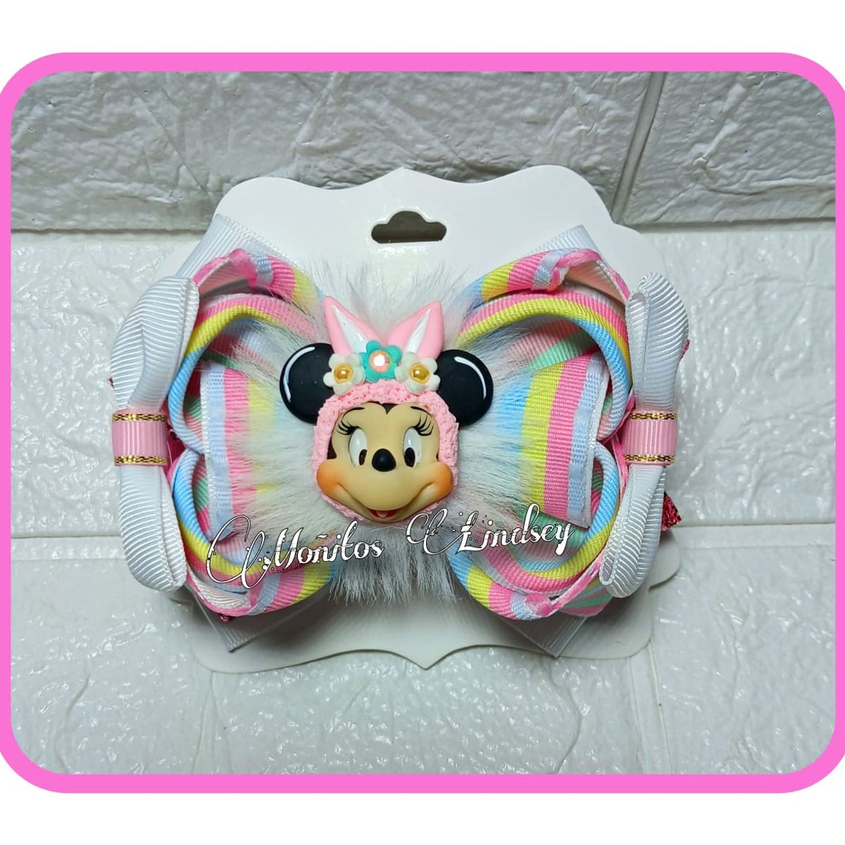 GENERICO - Lazo  Ratona Coneja para Niña - Moñitos Lindsey