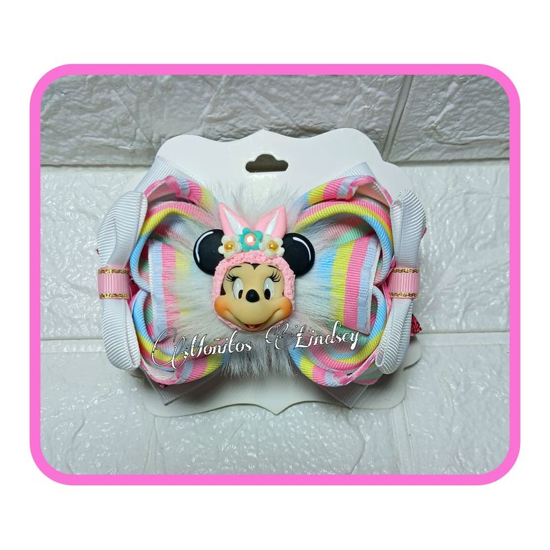 GENERICO - Lazo  Ratona Coneja para Niña - Moñitos Lindsey