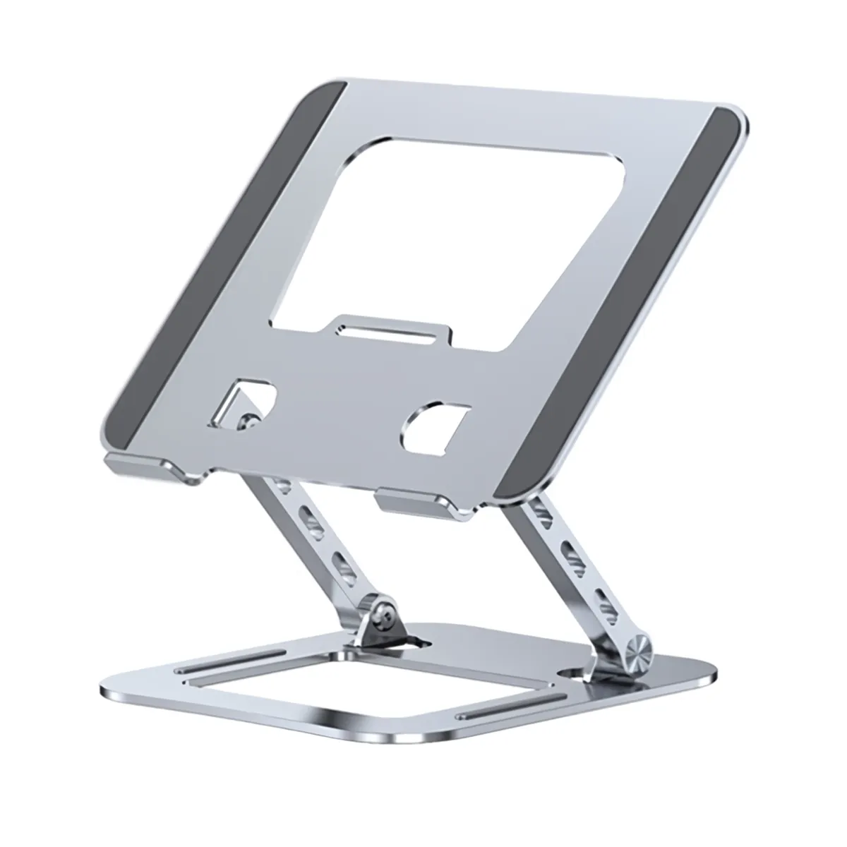 GENERICO - Soporte Plegable Para Laptop Regulable HX-ZJ51 Gris