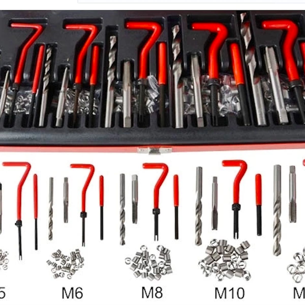 GENERICO - REPARACION ROSCAS 131PCS HELICOIL WORKTOOLS