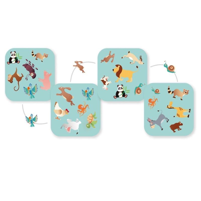 SCRATCH - Mini juego de mesa Scratch Raccoon Match