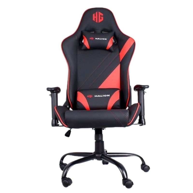 HALION - Silla Gamer HA-S47 Cojines lumbares y apoya cabeza