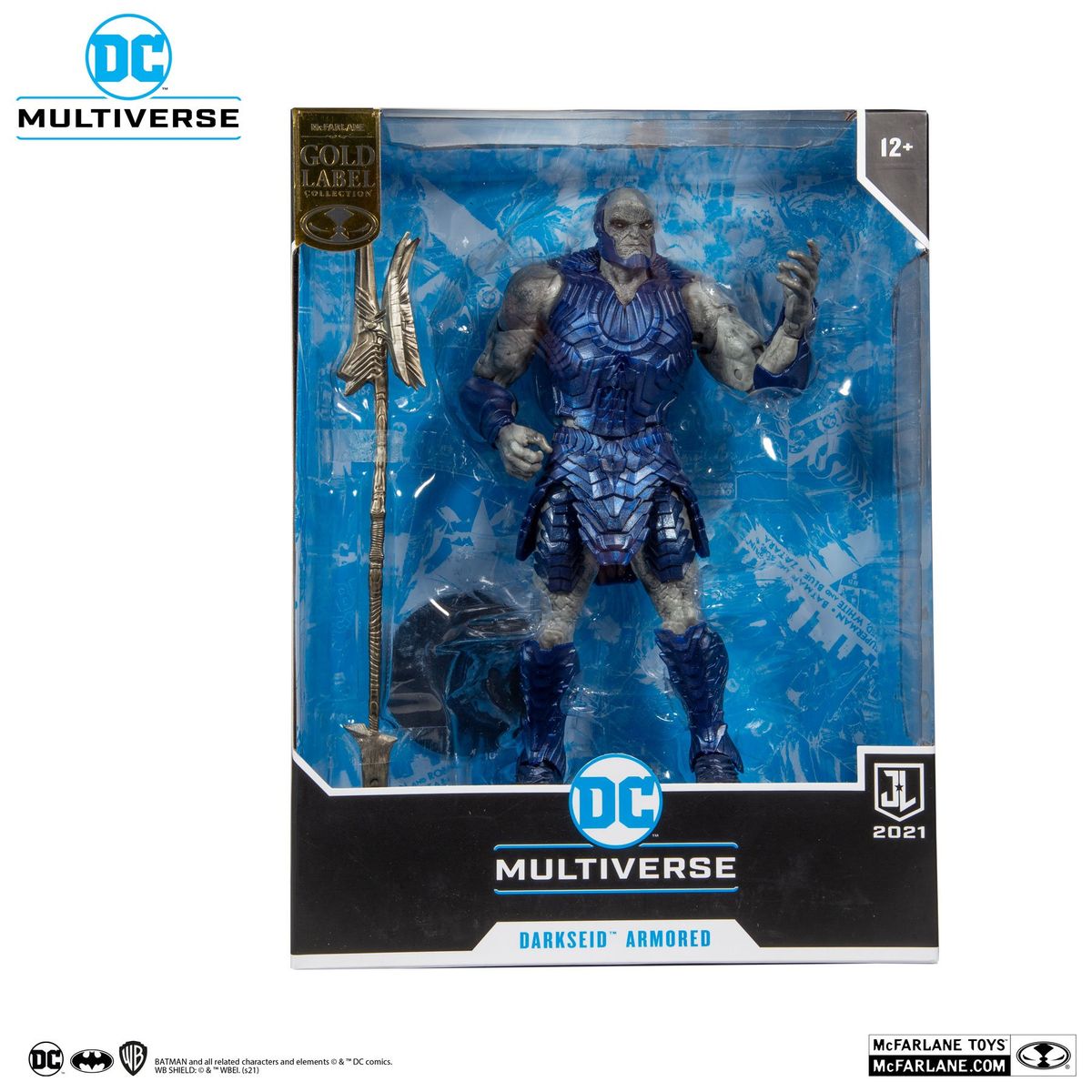 MCFARLANE - DC Justice League Darkseid Armored Gold Label Mcfarlane