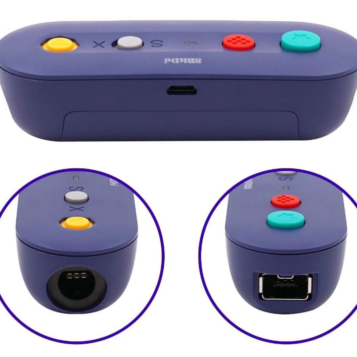 8BITDO - 8BitDo GBROS Adaptador Inalambrico para Controles de GAMECUBE.