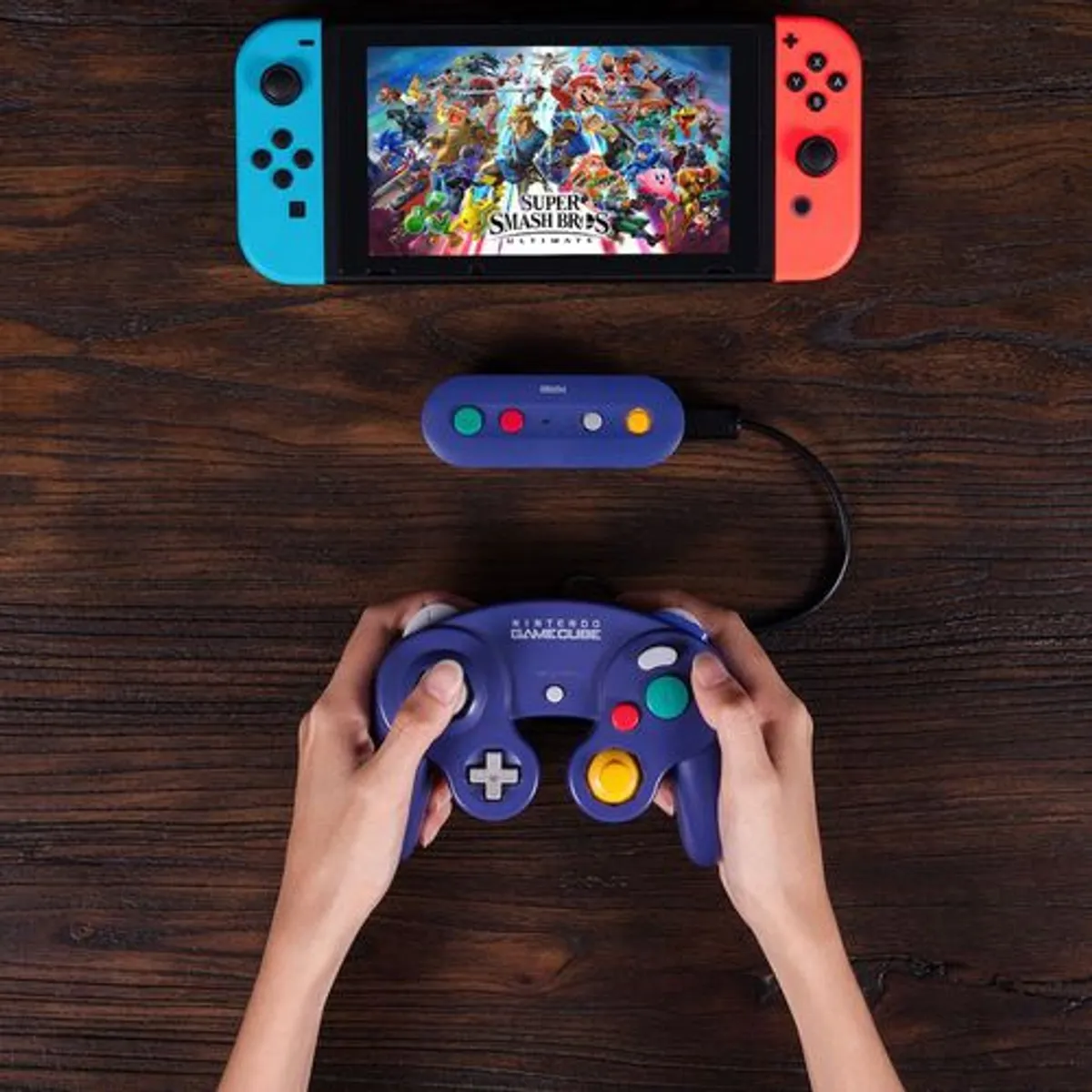 8BITDO - 8BitDo GBROS Adaptador Inalambrico para Controles de GAMECUBE.