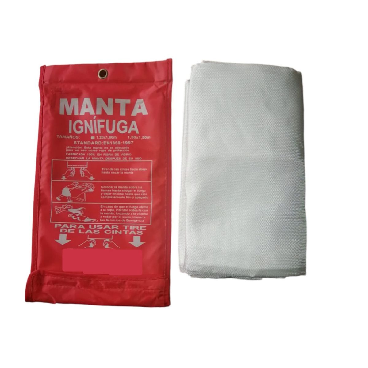 GENERICO - MANTA IGNIFUGA CONTRA INCENDIO 1,2 x 1,8 m