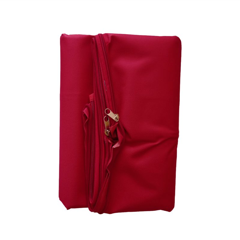 GENERICO - Funda / Forro Para Lavadoras Lona Grueso 10 - 15kg Rojo
