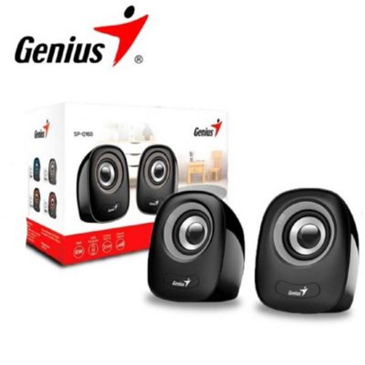 GENIUS - Parlante Genius SpQ160 Usb Power 6w Negro