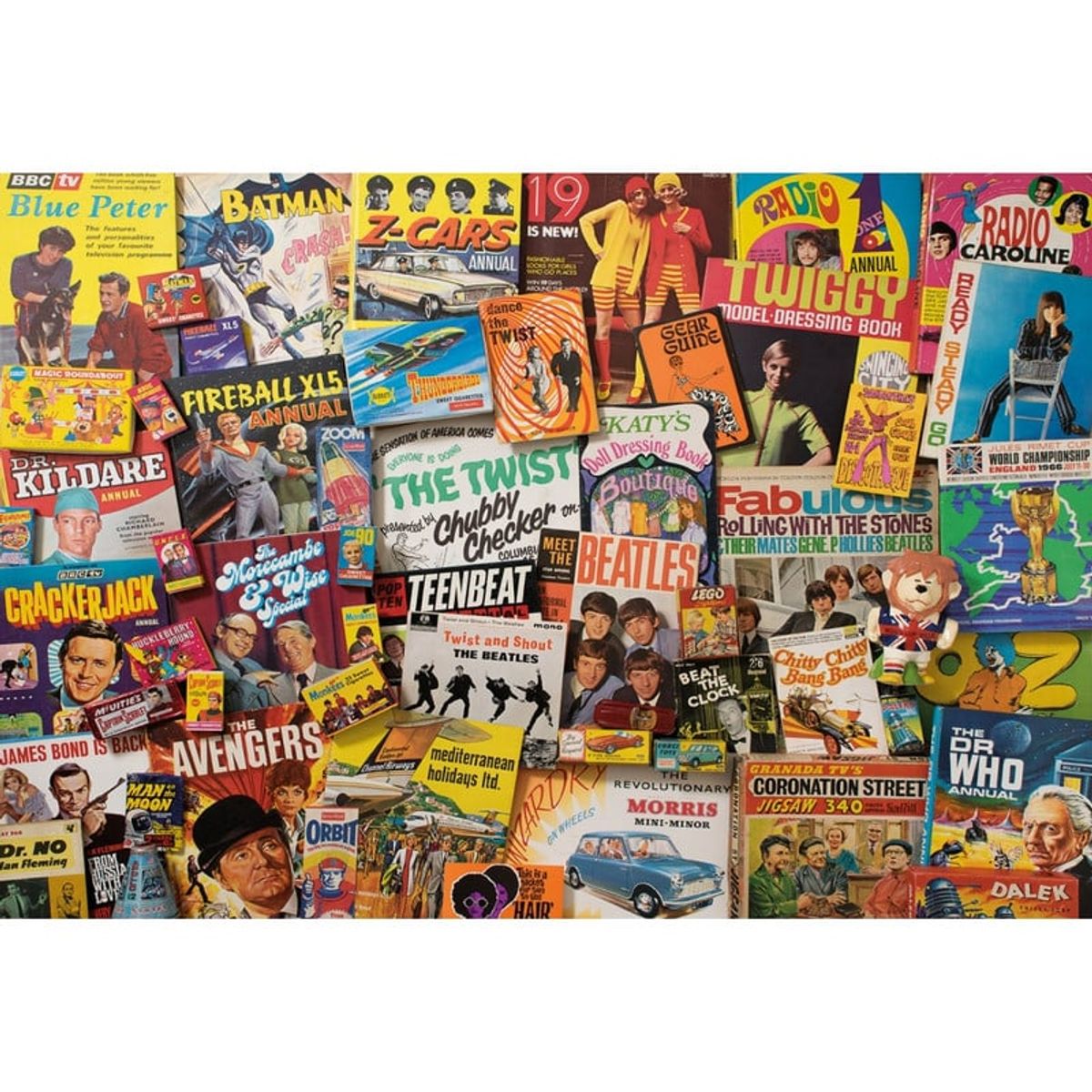 GIBSONS - Rompecabezas Gibsons El Espíritu de los Años 60 1000 piezas