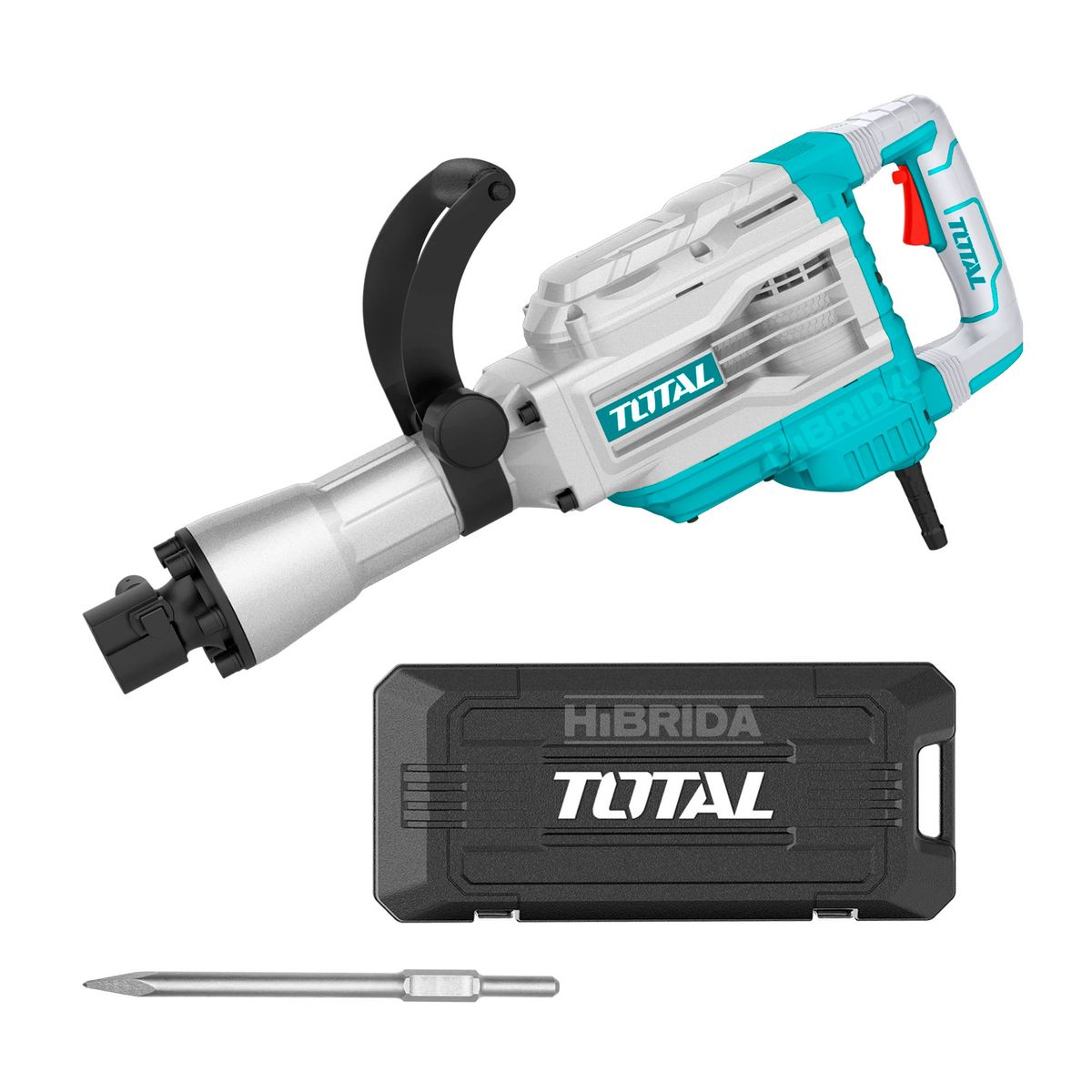 TOTAL TOOLS - DEMOLEDOR SDS 1700W HEX 45J INDUSTRIAL TH217458 TOTAL TOOLS - TH217458