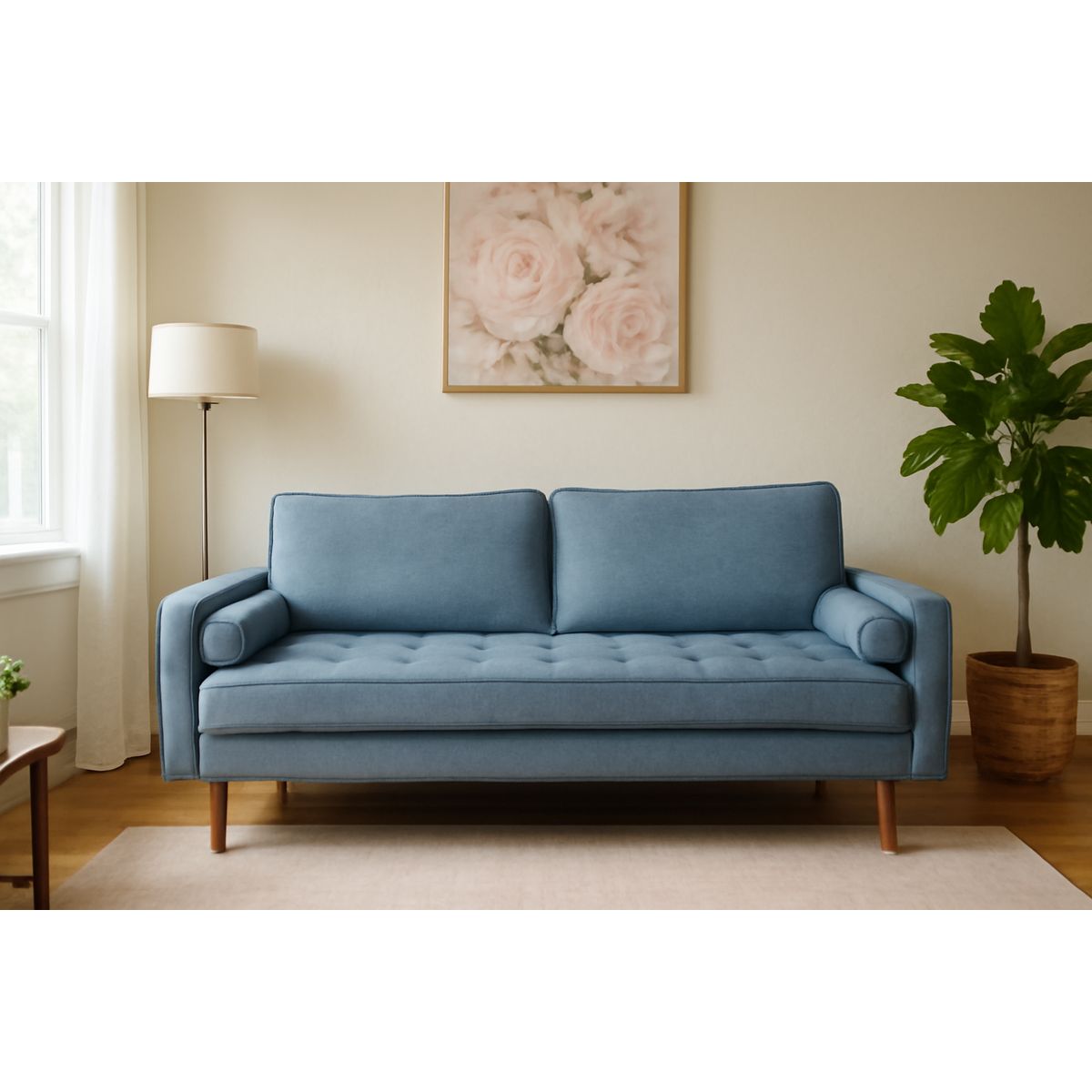 GENERICO - Sofá 2 Cuerpos Urbana - Azul