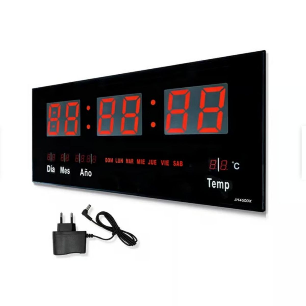 GENERICO - Reloj Digital De Pared  Alarma Calendario Y  Temperatura