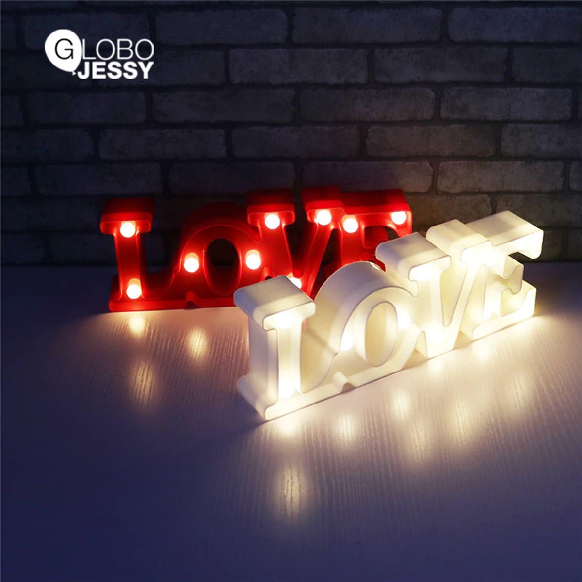 GENERICO - Lampara Led Forma De Love