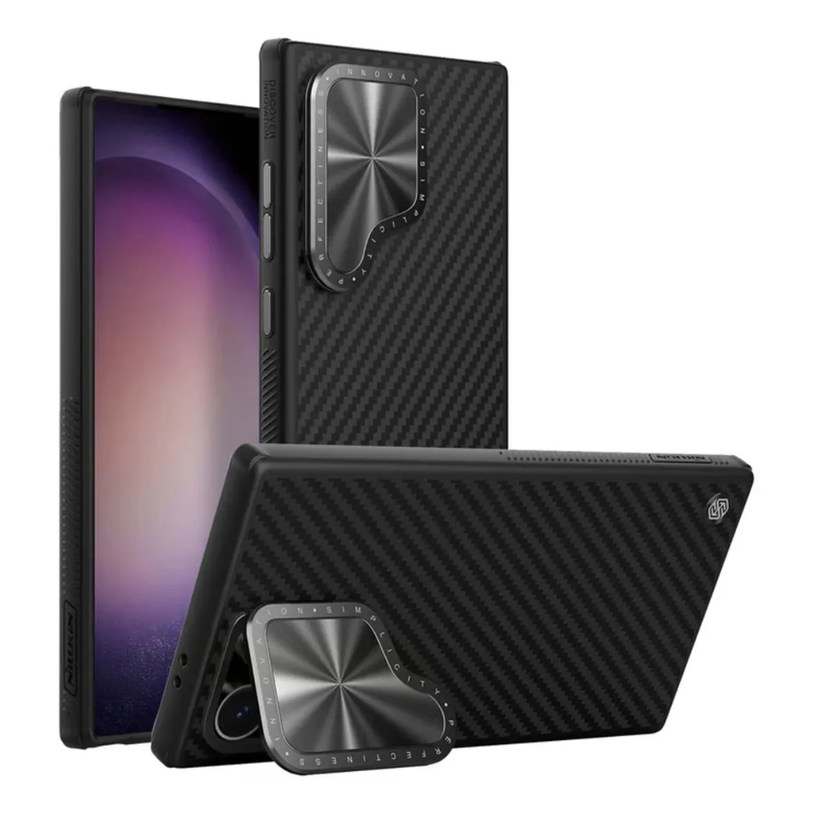 NILLKIN - Funda protectora Nillkin CarboProp para Samsung Galaxy S24 Ultra - Negro