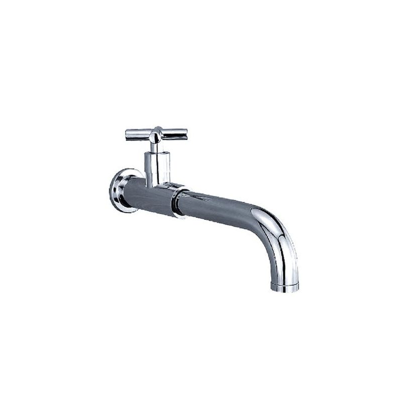 GENERICO - Grifería para  Lavandería Agua fría en  Acero Cromado