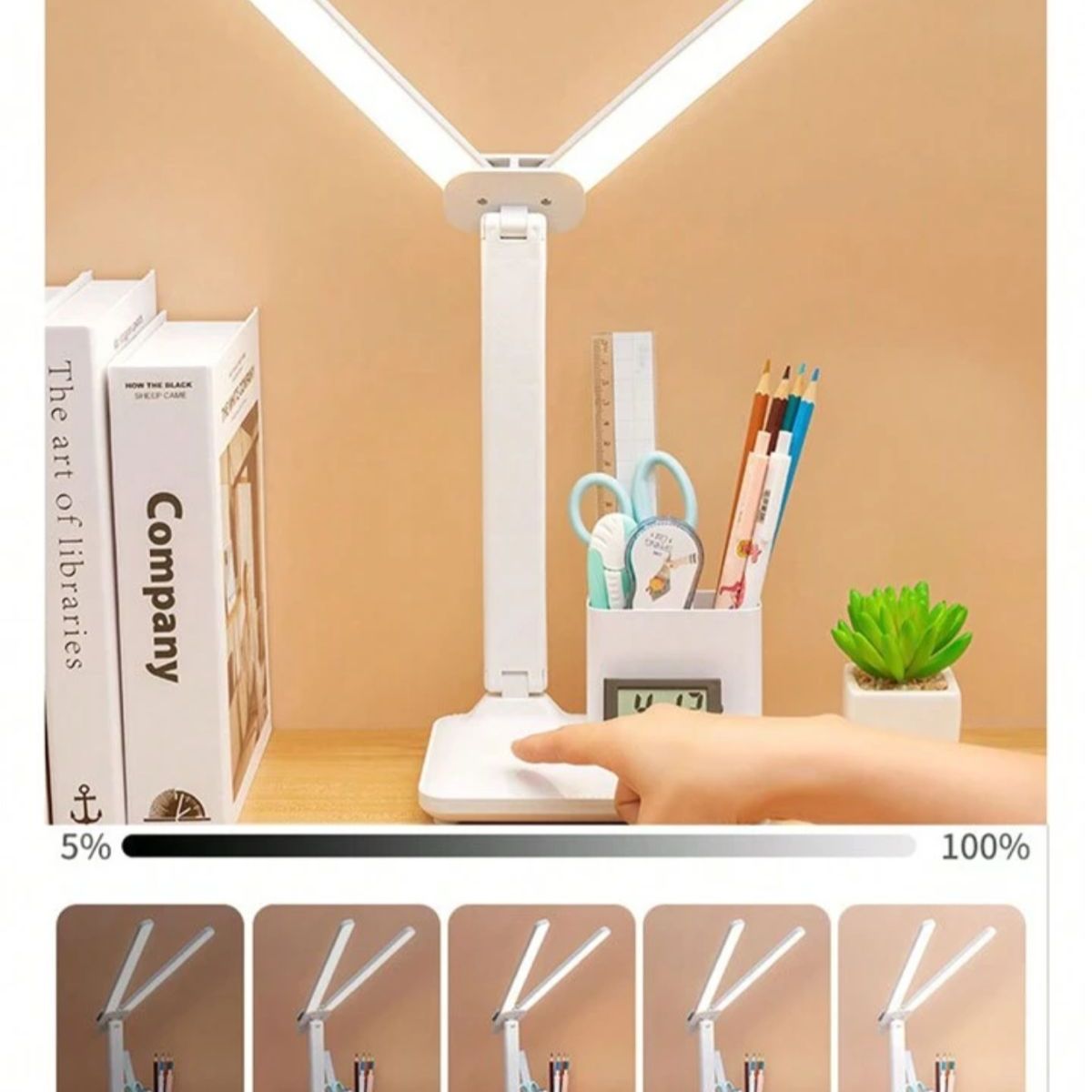 GENERICO - LAMPARA LED RECARGABLE DE ESCRITORIO