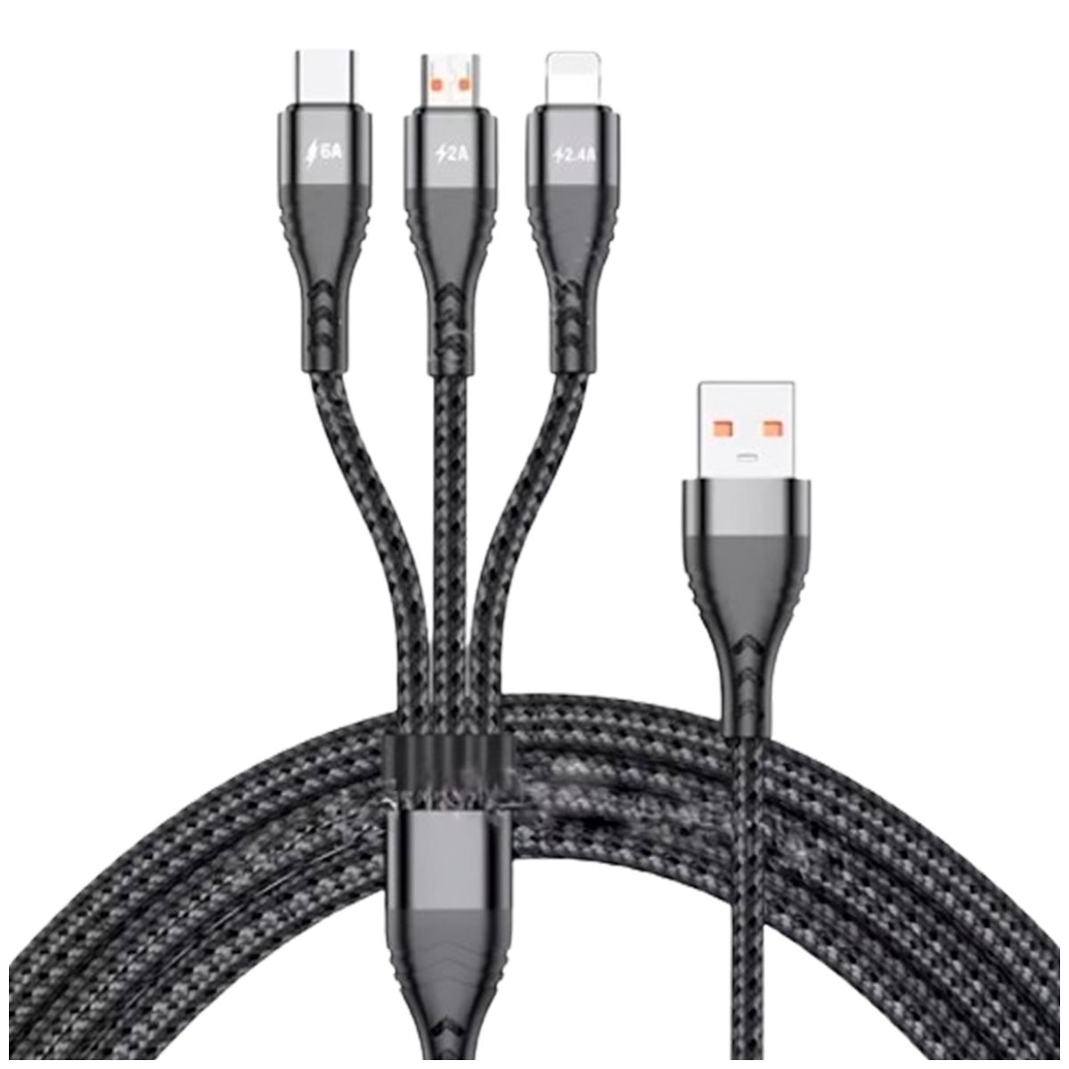 SASARU - Cable Adaptador 3 en 1 X7 de 100W con 1.2m de largo