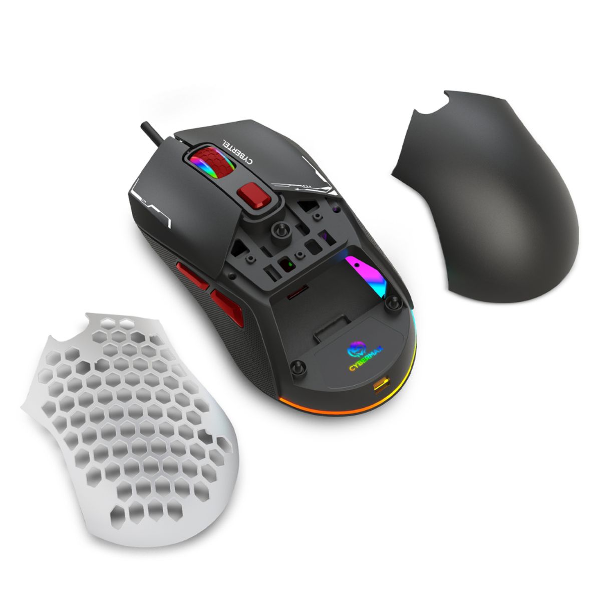 CYBERTEL - MOUSE GAMER DEFENDER CYB M513 USB 7B RGB 7200DPI CYBERTEL