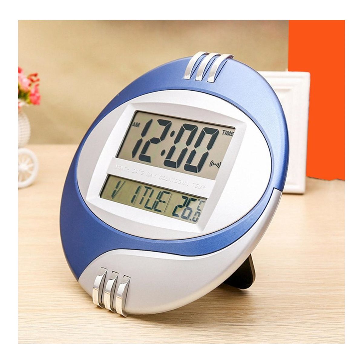 GENERICO - RELOJ DIGITAL  PARED  Y MESA  / ALARMA / CALENDARIO