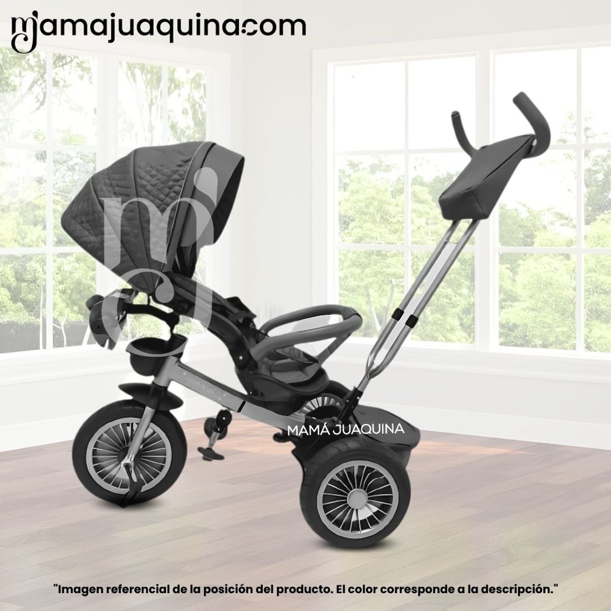 KIDS - Triciclo Guiador «LUCIAN II» con Bluetooth Blue