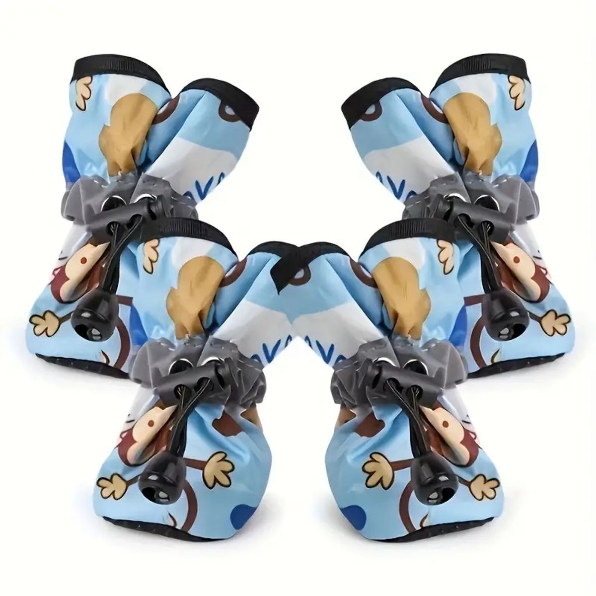 GENERICO - Zapatos impermeables para perro imp Talla S - Azul