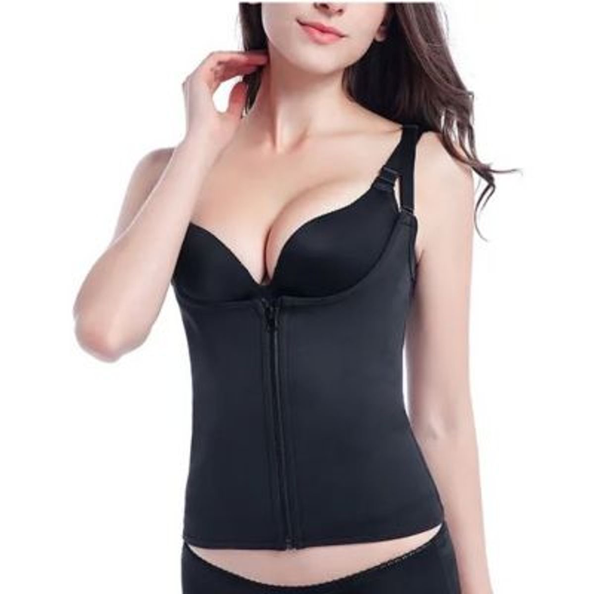 GENERICO - Faja modeladora reductora con broches y cierre  M