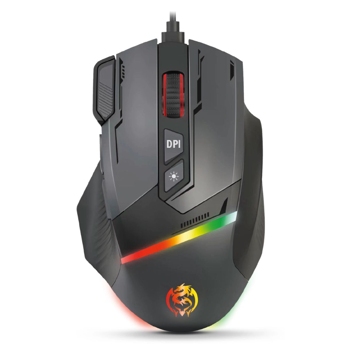 MICRONICS - MOUSE GAMER KILLER CBX M600 USB RGB 8B 7200DPI CYBERTEL