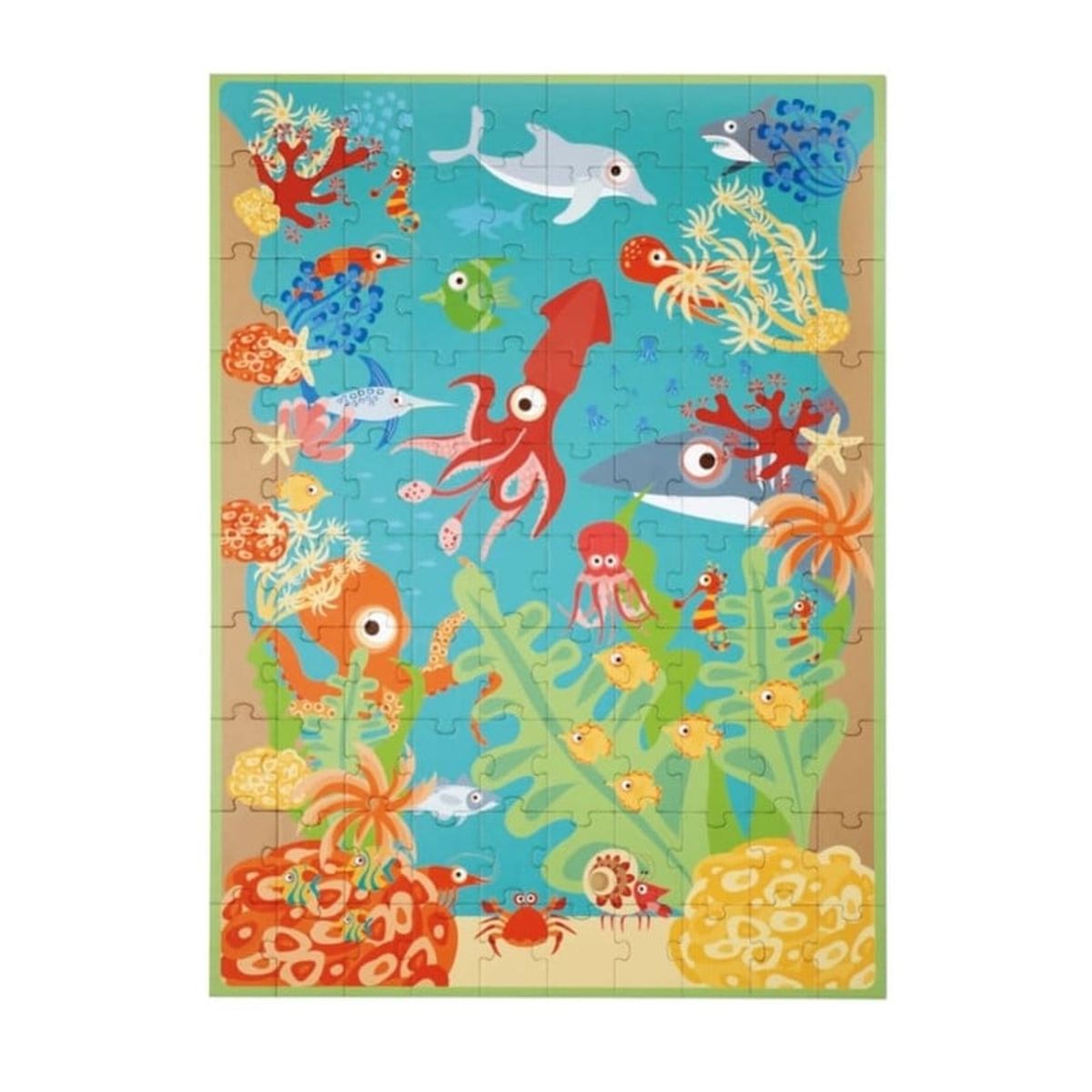 SCRATCH - Rompecabezas Scratch Océano 100 piezas