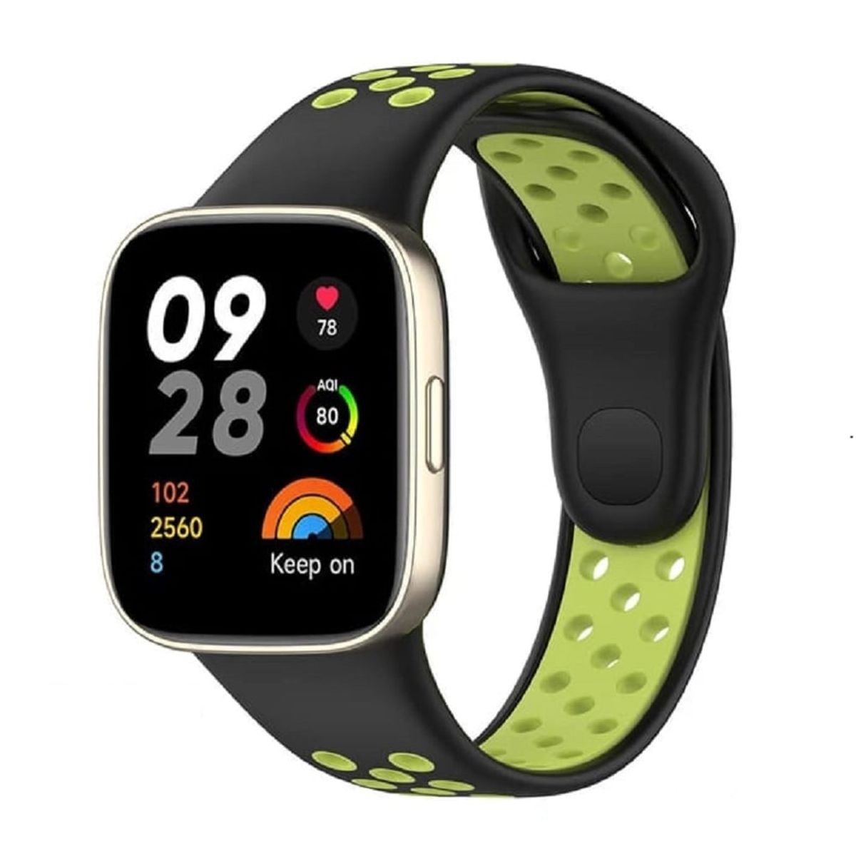 GENERICO - CORREA DEPORTIVA PARA XIAOMI REDMI WATCH 3 ACTIVE Y LITE - LIMON