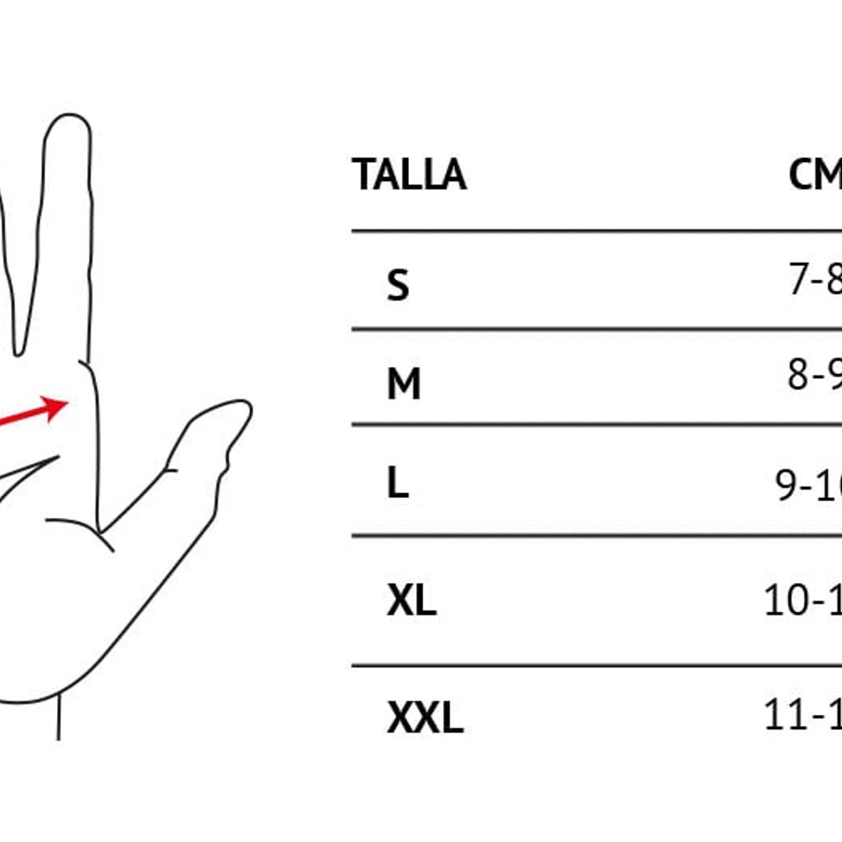 AFIT - Guantes deportivos talla S