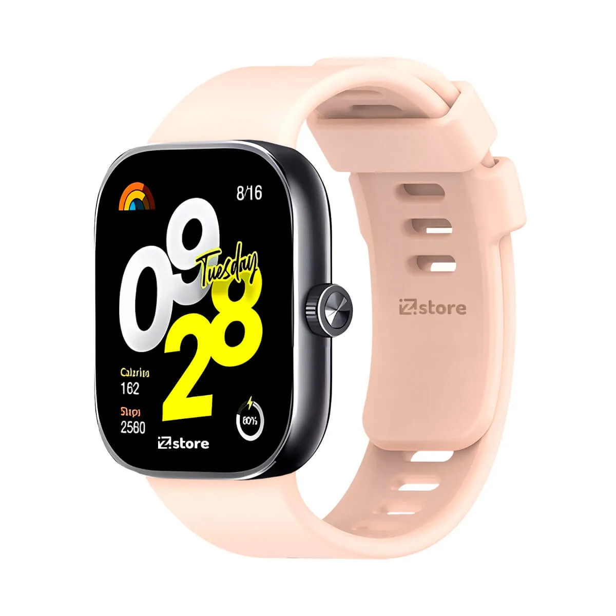 GENERICO - CORREA DE SILICONA PARA XIAOMI REDMI WATCH 4 - ROSA