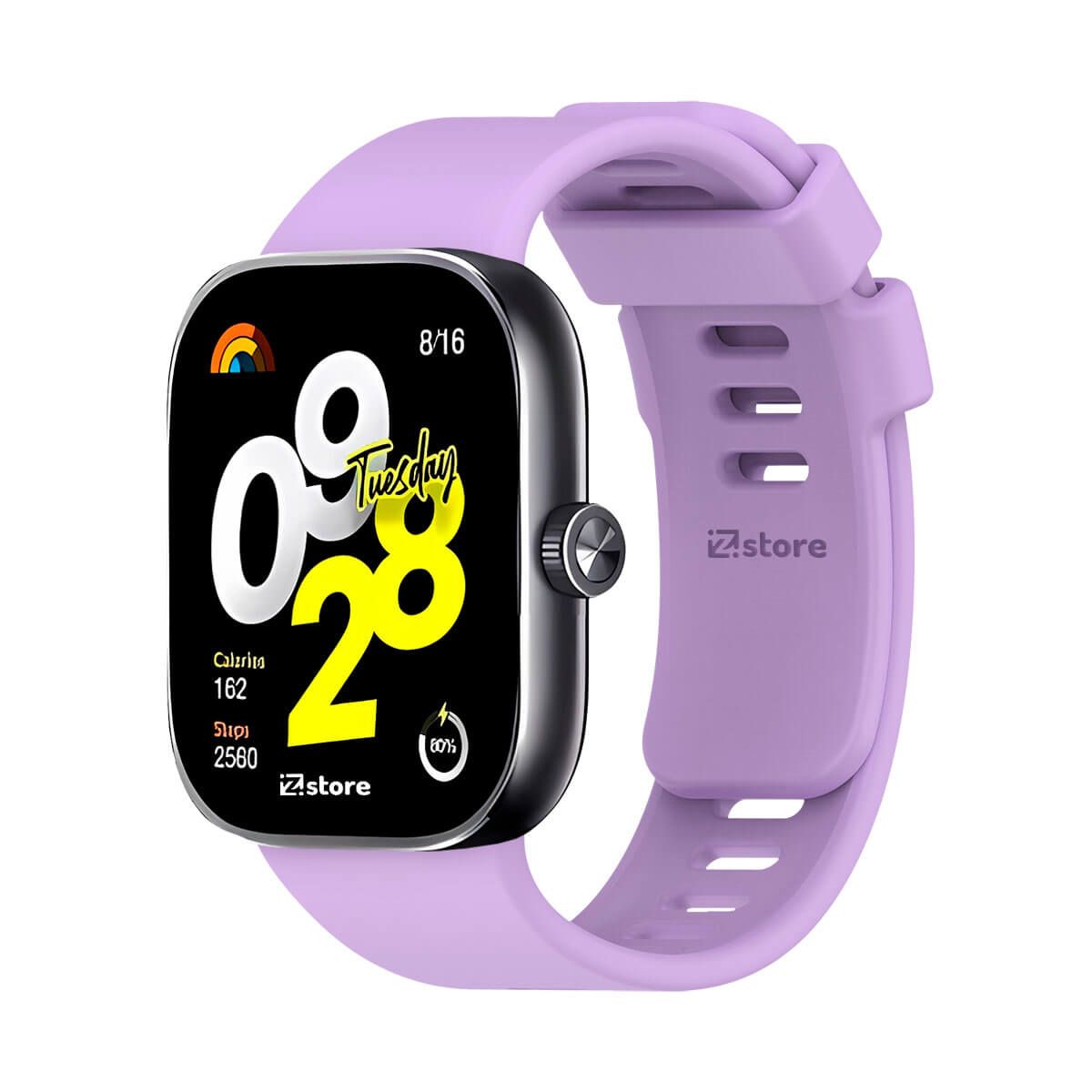 GENERICO - CORREA DE SILICONA PARA XIAOMI REDMI WATCH 4 - LILA