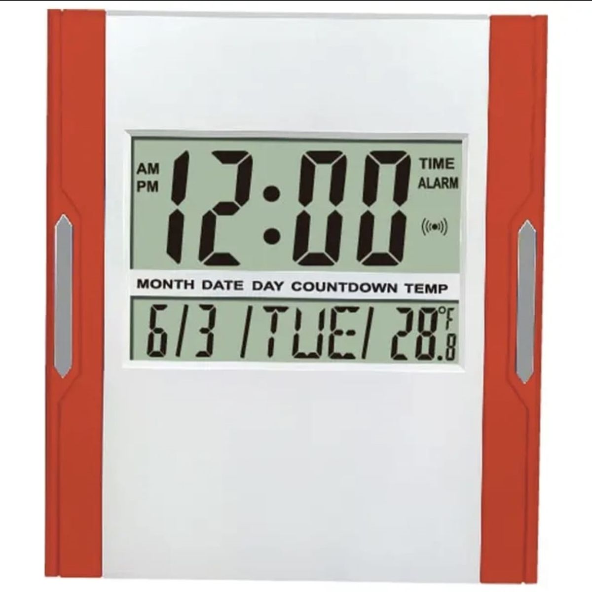 GENERICO - Reloj Digital  Pared Y Mesa / Alarma/ Calendario