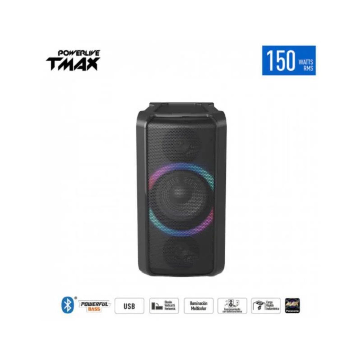 PANASONIC - Parlante One Box 150 W Sistema Hi-Fi TMAX5 – Negro