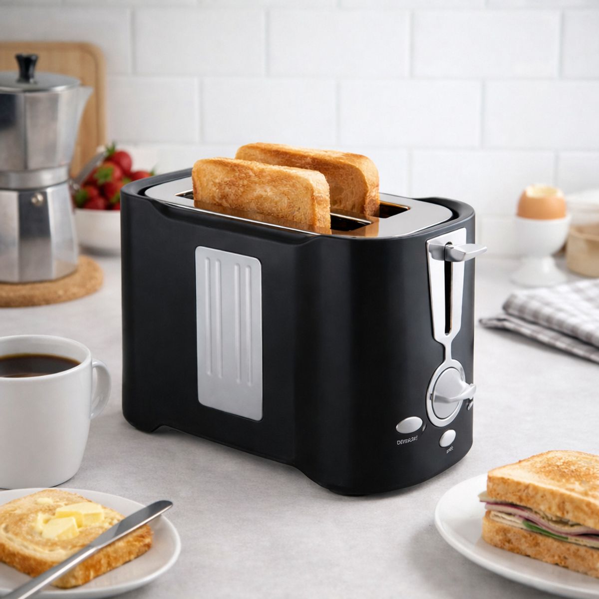 Dsp - Tostadora de Pan Eléctrica 850 W DSP KC2038 Negra