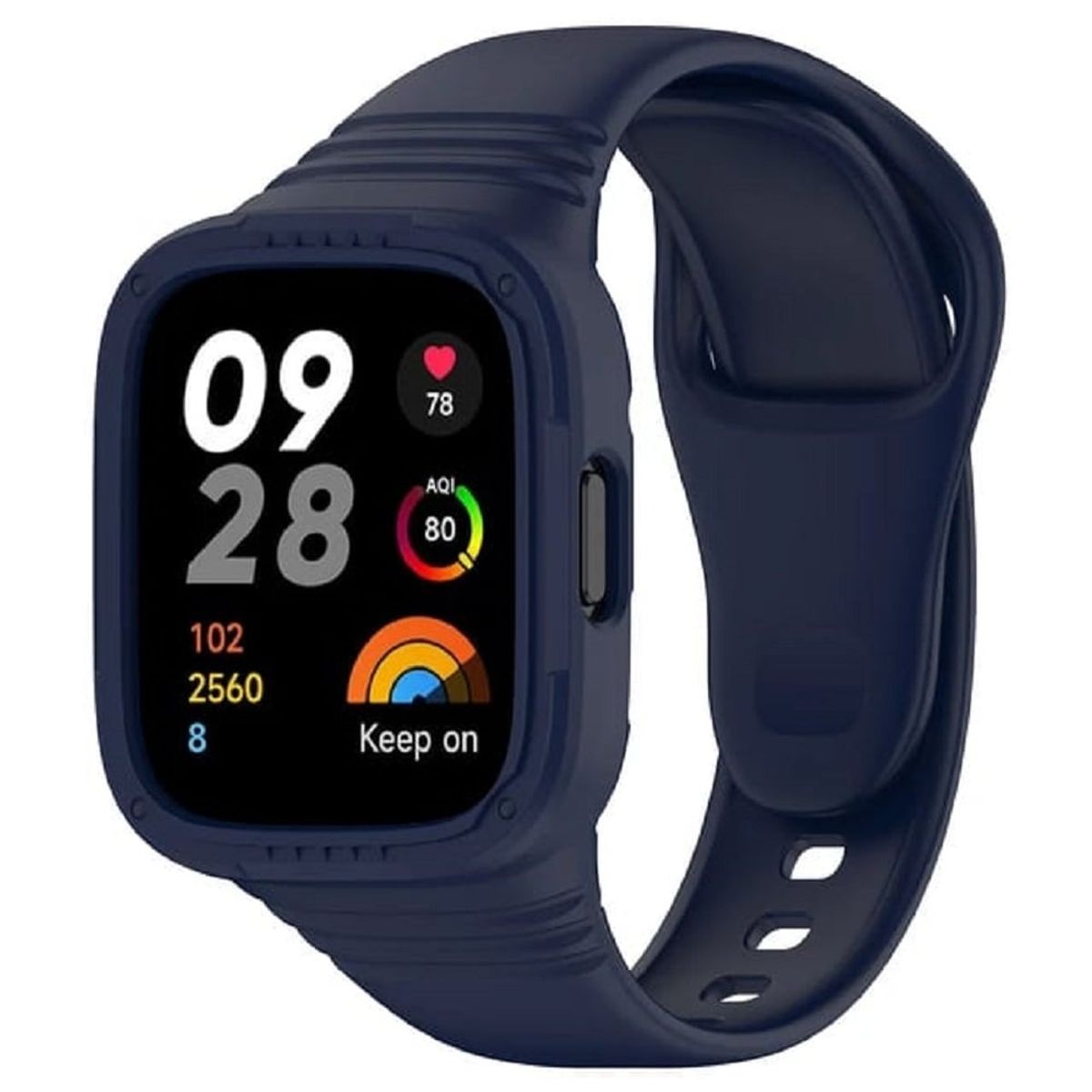 GENERICO - CORREA MAS CASE PARA XIAOMI REDMI WATCH 3 ACTIVE Y LITE - AZUL