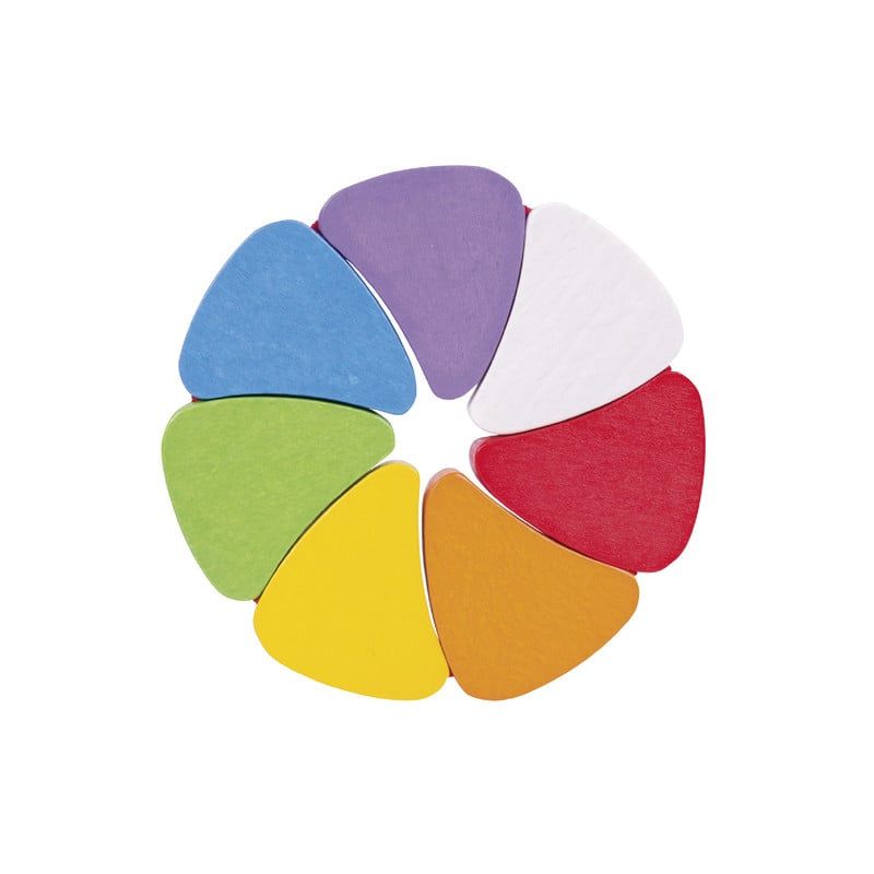 BIGJIGS - Juguete de bebé Bigjigs Pétalos arcoiris